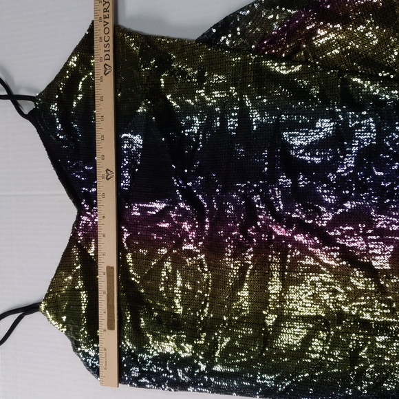 Wild Fable, multicolor sequin mini dress. Size Large - Picture 4 of 7